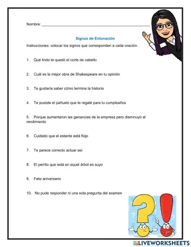 Signos de Entonación