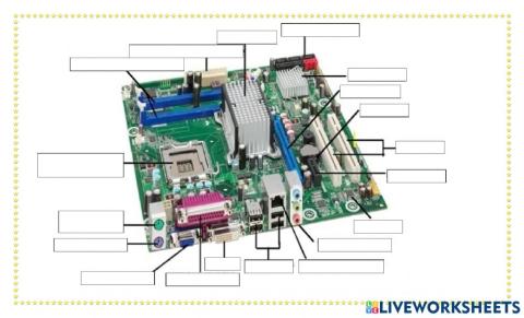 Partes de la tarjeta madre