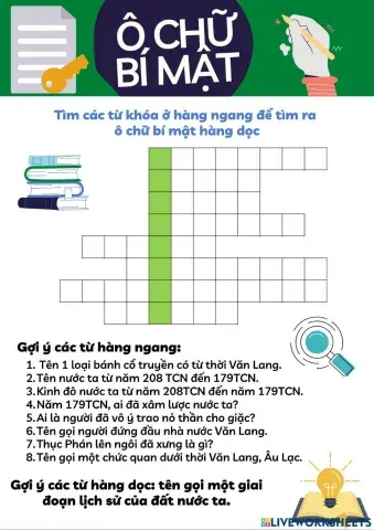 Trò chơi ô chữ Lịch sử