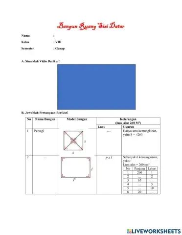 Bangun Ruang Sisi Datar