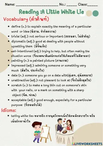 M.4-Reading-A little white lie