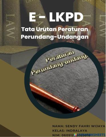 Tata Urutan Peraturan Perundang-undangan
