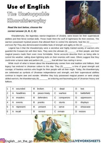 The Unstoppable Kharakternyky