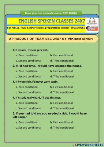 All Types Conditional sentences