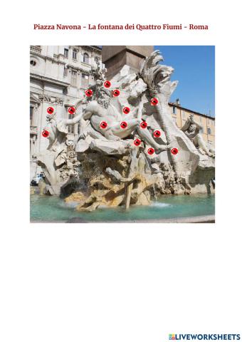Piazza Navona - La fontana dei quattro fiumi