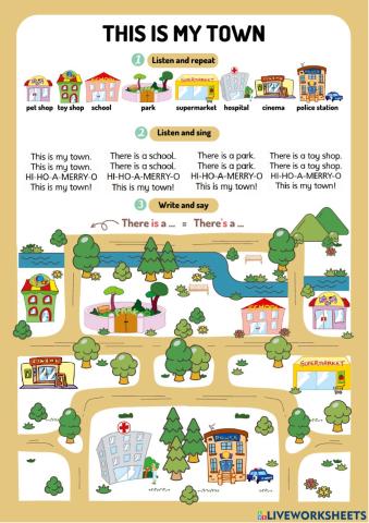 This is my town (Smart Junior 2. Unit 6)