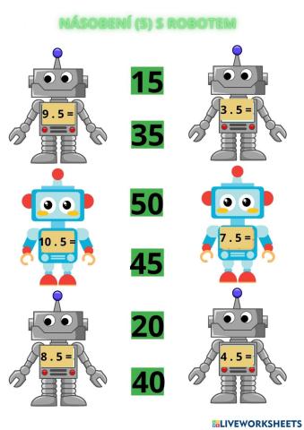 Násobení s robotem