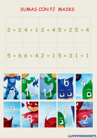 Puzle de las sumas