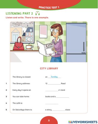 Listening-Mover Test