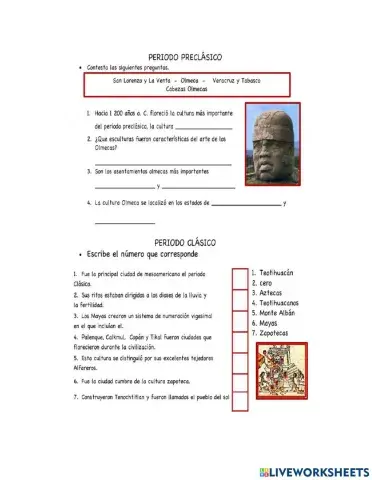 Culturas mesoamericanas