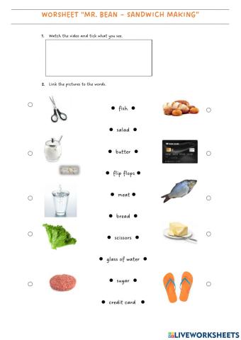 Food - Mr Bean -Sandwich Making-