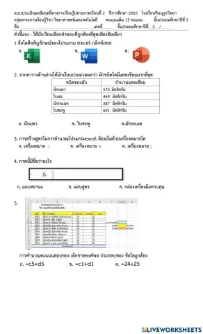 Computer Last Final Test Grade 3