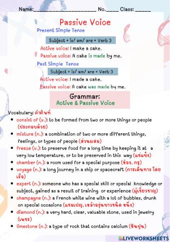M.4-Grammar-Active&Passive Voice