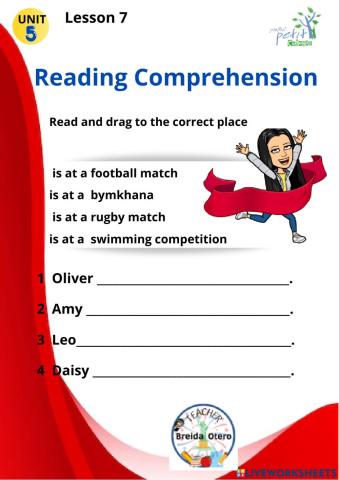 Reading comprehension