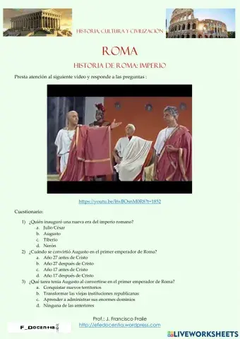 Historia de Roma: Imperio