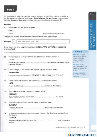 Use of English practice tests plus- test 1-part4