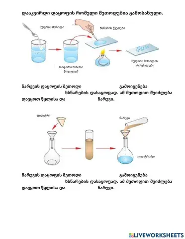 Დაყოფის მეთოდები