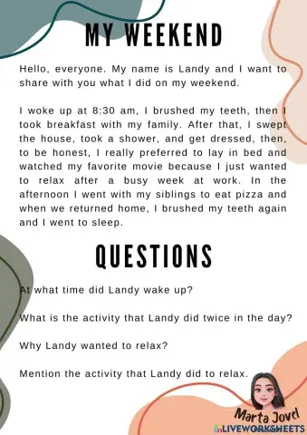 Reading and Speaking Skill