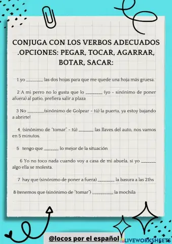 Verbos confusos para hablantes nativos de portugués