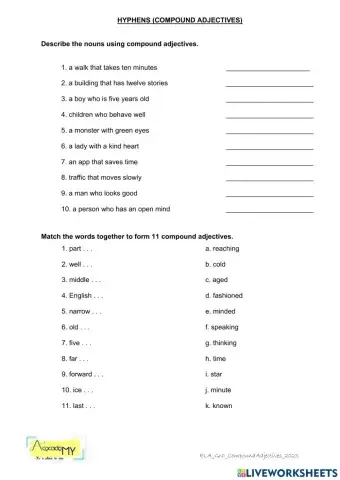 Hyphens-Compound Adjectives