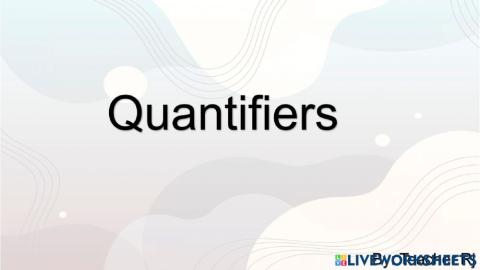 Quantifiers