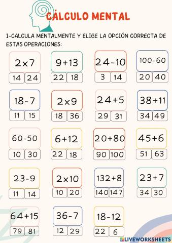 Cálculo mental