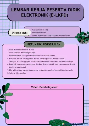 E-lkpd trigonometri (ukuran sudut)