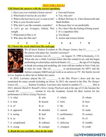 G7-unit 8 practise test2