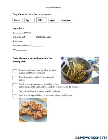 Easy Cookies Recipe