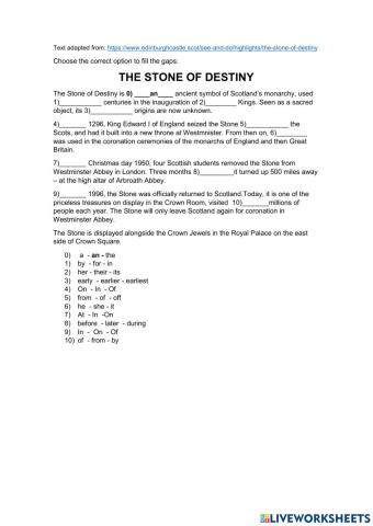 The Stone of Destiny