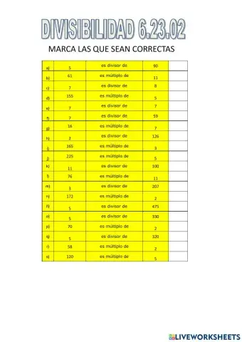Divisibilidad 6.23.02