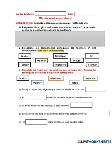 Mi computadora por dentro