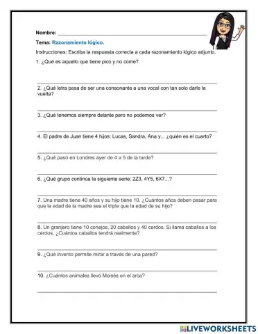 Razonamiento lógico