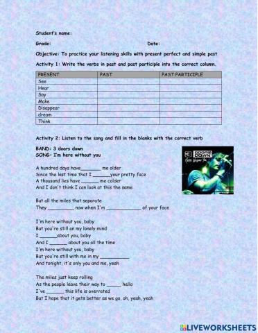 Present perfect vs simple past