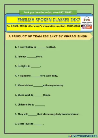 Finite and Non- finite verbs