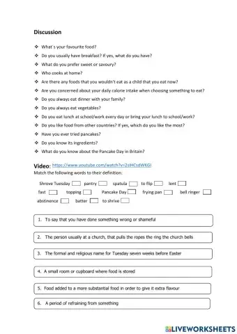 Pancake Day or Shrove Tuesday