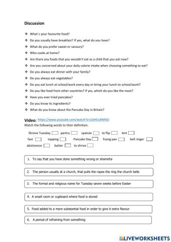 Pancake Day or Shrove Tuesday