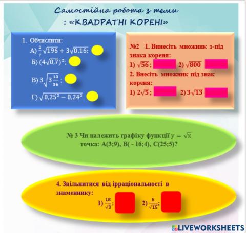 Самостійна робота