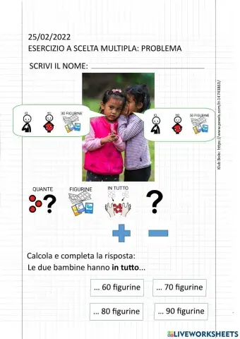 Problema facilitato con audio