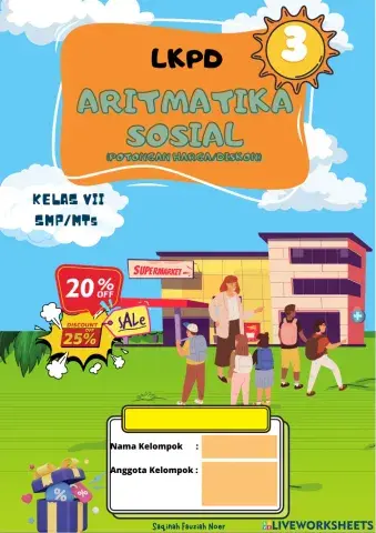 LKPD Aritmatika Sosial Pertemuan 3