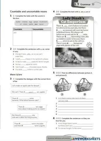 Countables and uncountables