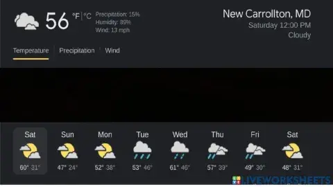 Weather - New Carrollton, MD