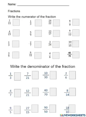 Fractions