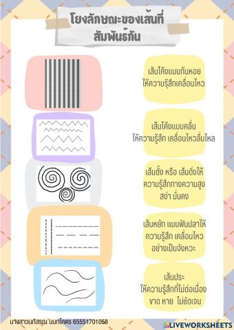 เรื่องลักษณะของเส้น