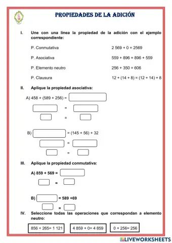Propiedades de la Adición
