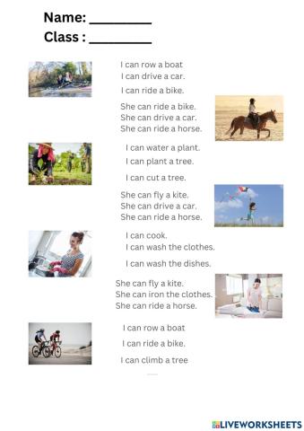 She can play football.