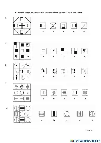 Non Verbal Reasoning