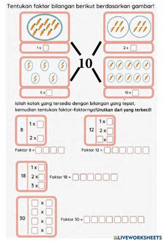 Latihan Faktor Bilangan
