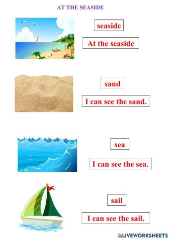 Lesson - at the seaside