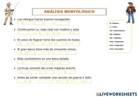 Análisis morfológico